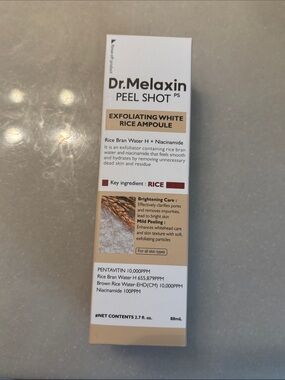 Dr. Melaxin Peel Shot Exfoliating White Rice Ampoule